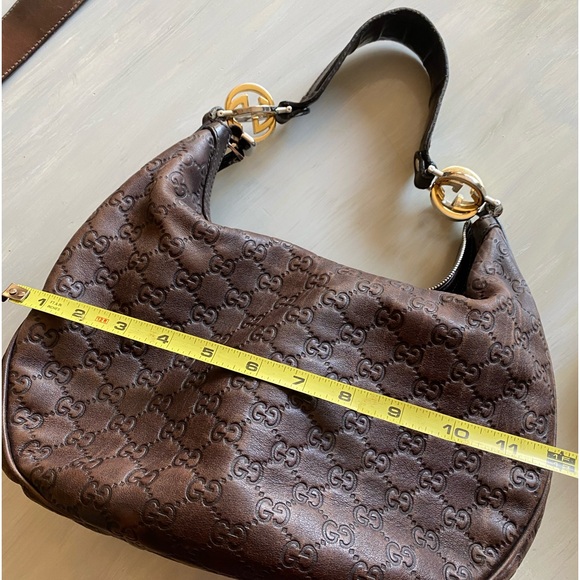 Gucci GG emblem hobo shoulder bag and matching belt - Picture 8 of 16